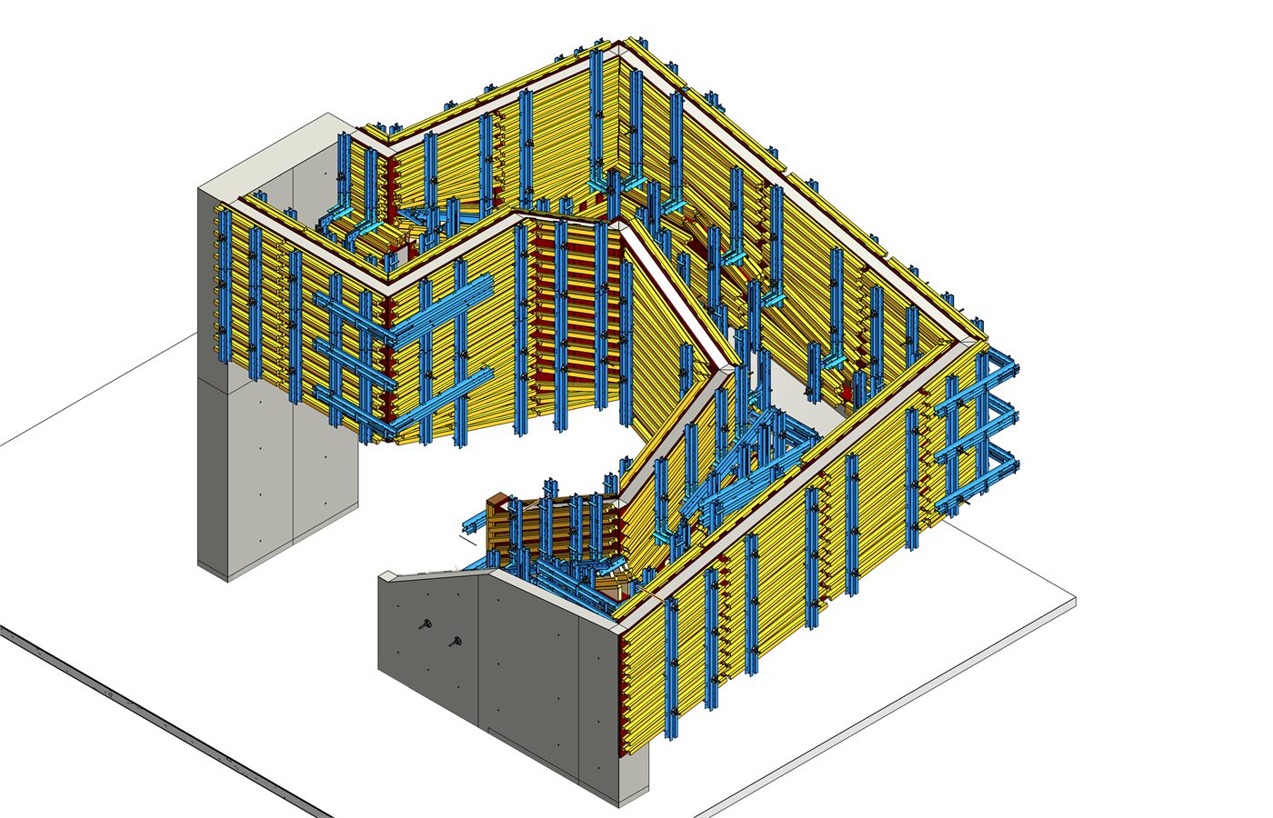 Shear wall formwork